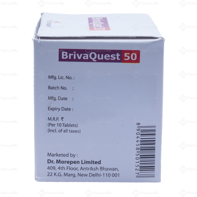 Brivaquest 50mg Tablet 10s