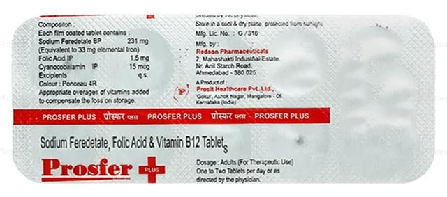 Prosfer Plus Tablet 10s