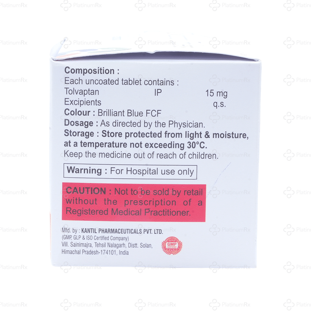 Tolvanol 15mg Tablet 4s