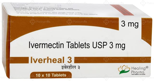 Iverheal 3mg Tablet 10s