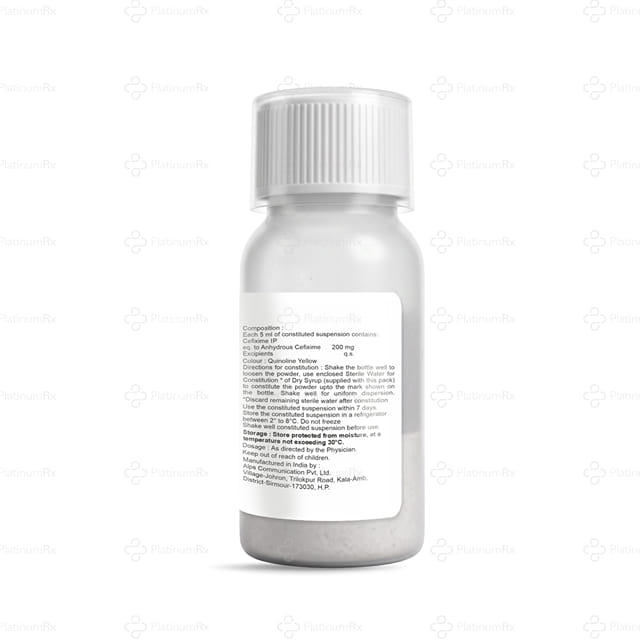 Mahacef 200mg Pineapple Flavour Dry Syrup 60ml
