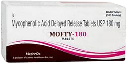 Mofty 180mg Tablet 10s