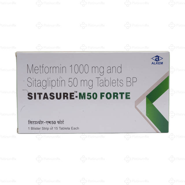 Sitasure M 50/1000mg Forte Tablets 15s