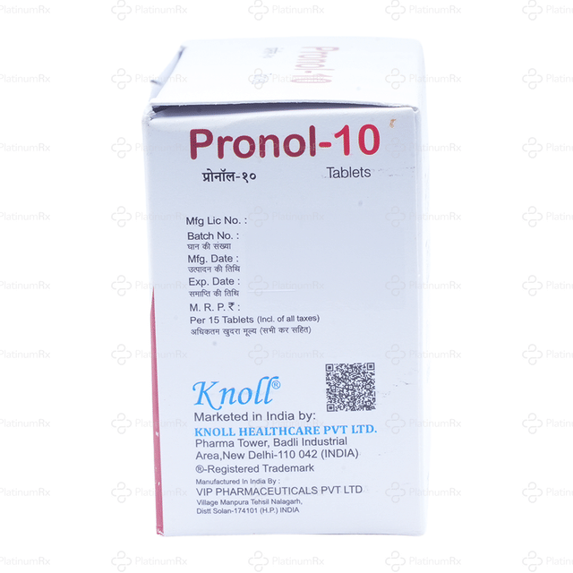 Pronol 10mg Tablet 15s