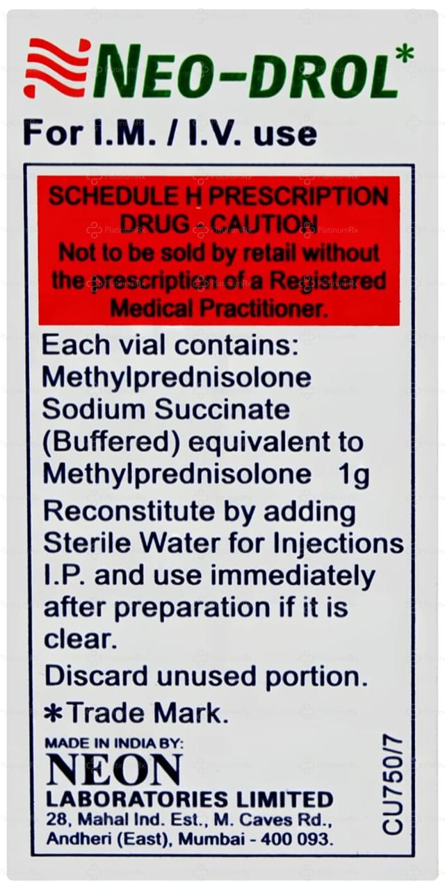 Neo Drol 1gm Injection 8ml