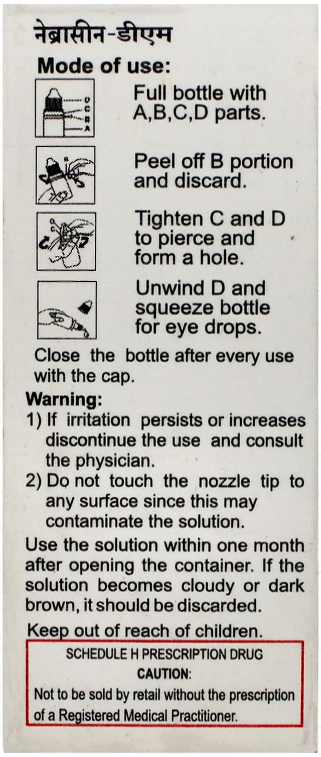 Nebracin DM Ophthalmic Solution 10ml