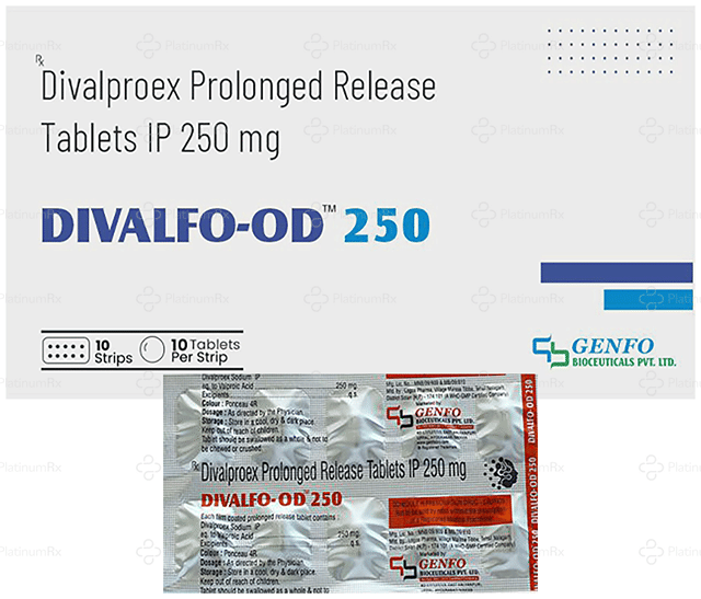 Divalfo OD 250mg Tablet PR 10s
