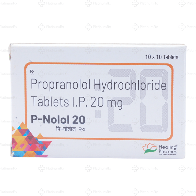 P Nolol 20mg Tablet 10s