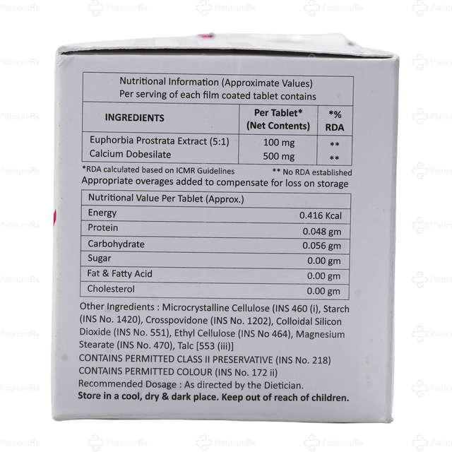 Calidob Plus 100/500mg Tablet 10s