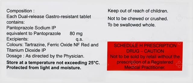 Pantop 80mg Tablet 10s