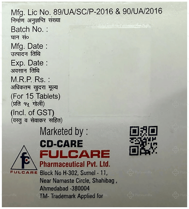 Fulglim Mv 1/500/0.2mg Tablet SR 15s