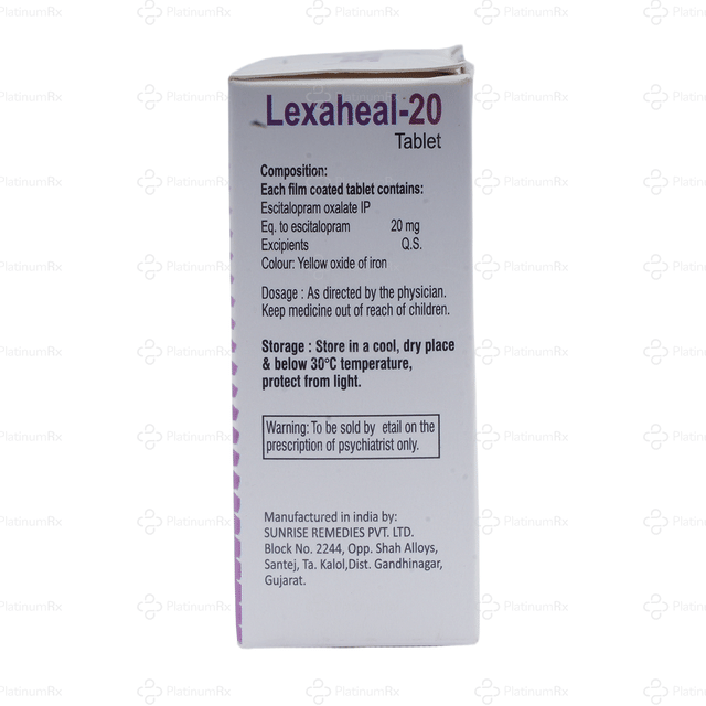 Lexaheal 20mg Tablet 10s