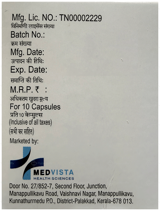 Piridiz 100mg Capsule 10s