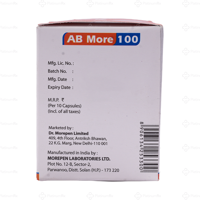Ab More 100mg Capsule 10s