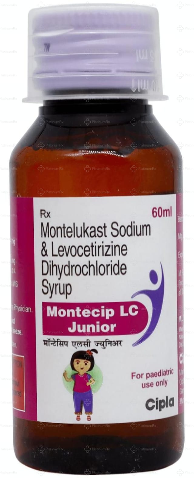Montecip LC 2.5/4mg Junior Syrup 60ml