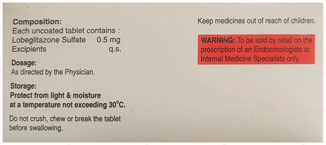 Lobexa 0.5mg Tablet 10s
