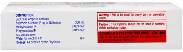 Netmicin 300mg Injection 3ml