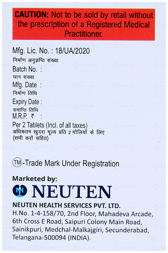 Valgaten 450mg Tablet 2s