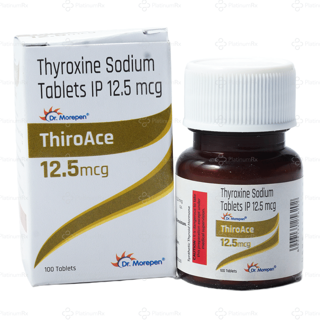 Thiroace 12.5mcg Tablet 100s