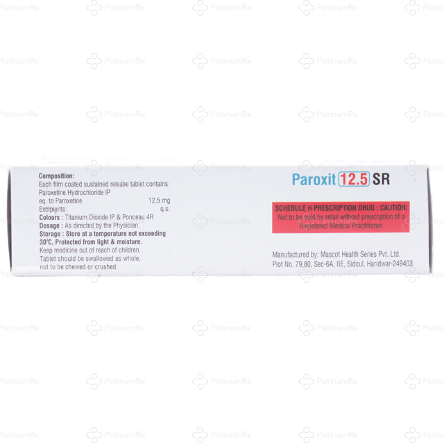 Paroxit 12.5mg SR Tablet 10s