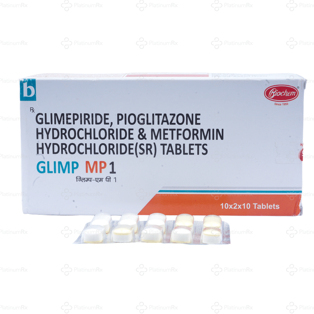 Glimp MP 1/500/15mg SR Tablet 10s