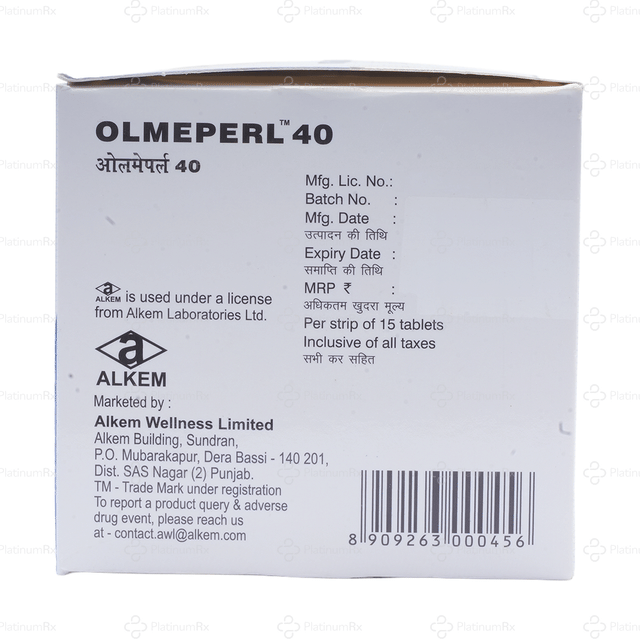 Olmeperl 40mg Tablet 15s