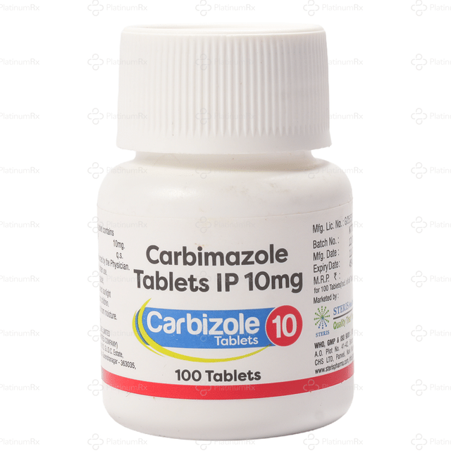 Carbizole 10mg Tablet 100s