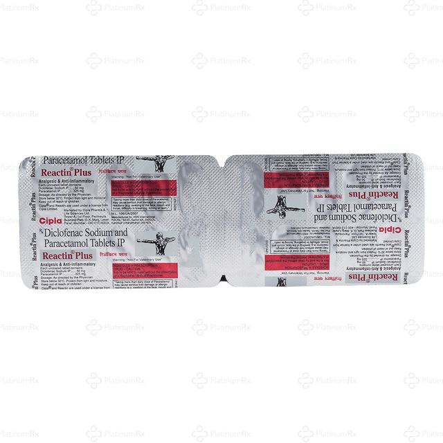 Reactin Plus 50/325mg Tablet 10s (W)