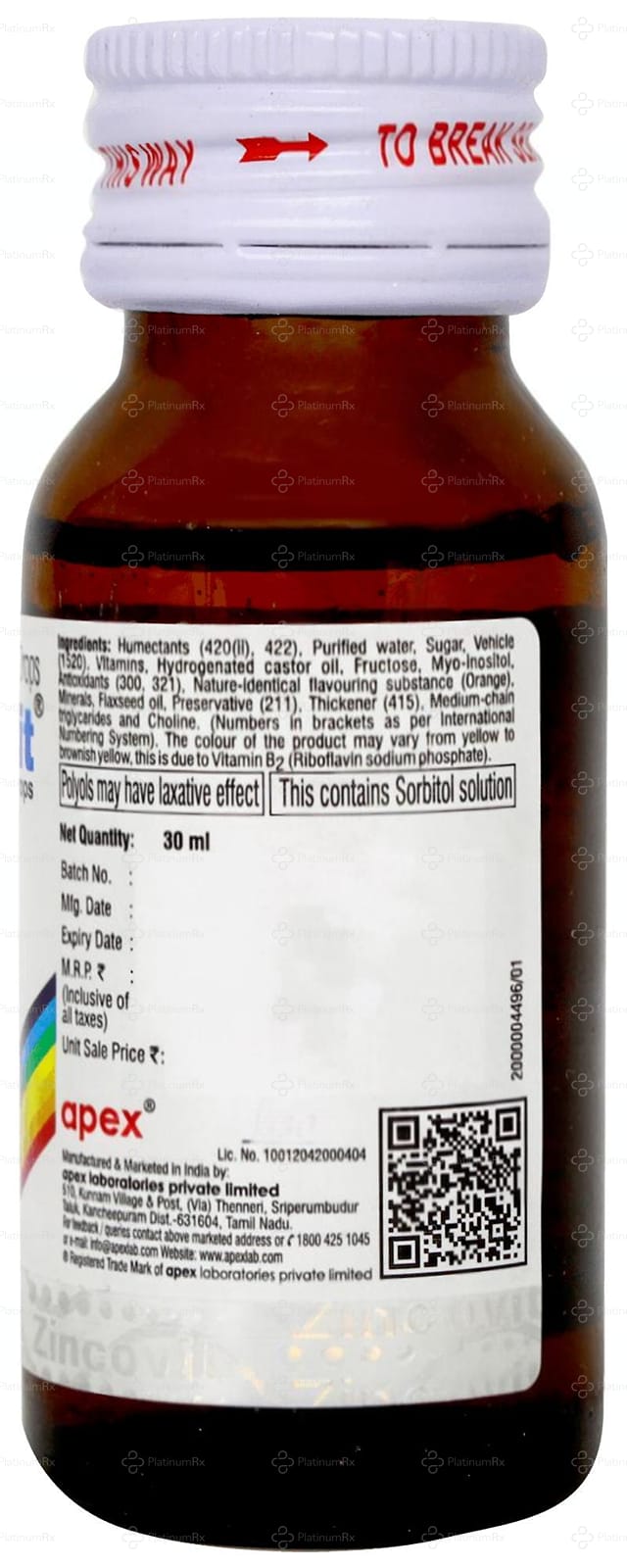 Zincovit Drops 30ml