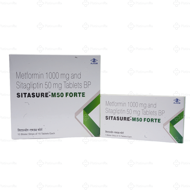Sitasure M 50/1000mg Forte Tablets 15s