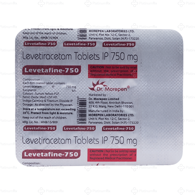 Levetafine 750mg Tablet 10s