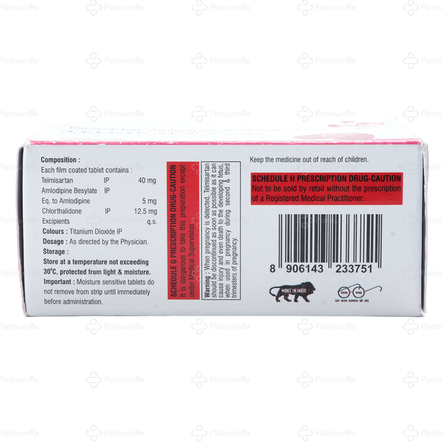 Telgo ACT 40/5/12.5mg Tablet 10s