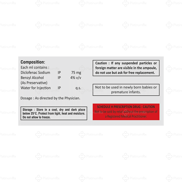 Remiflam 75mg Injection 1ml