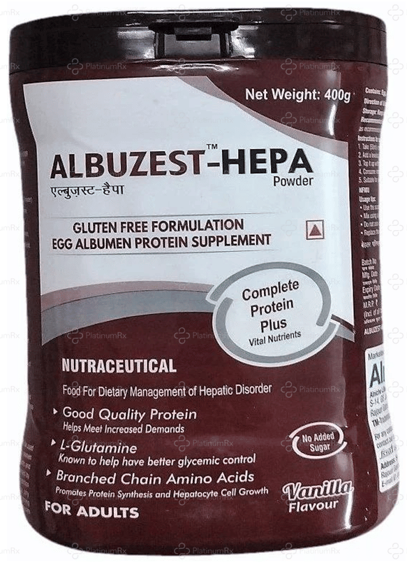 Albuzest Hepa Vanilla Flavour Powder 400gm