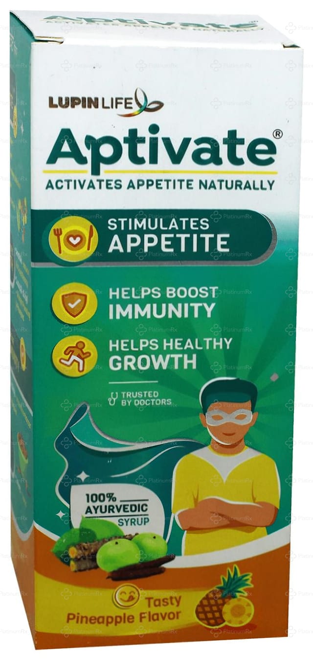 Aptivate Pineapple Flavour Syrup 175ml