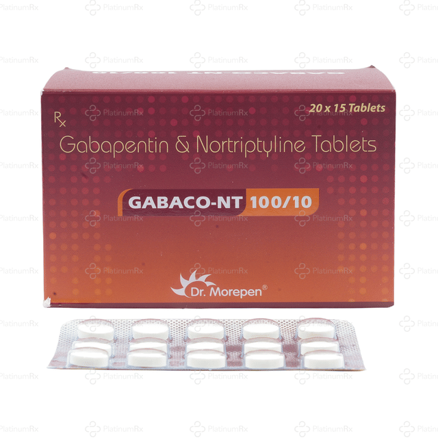 Gabaco NT 100/10mg Tablet 15s
