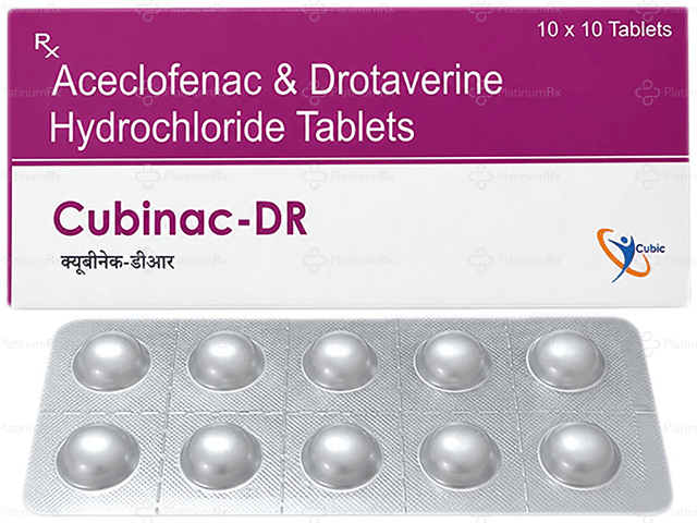 Cubinac DR 100/80mg Tablet 10s