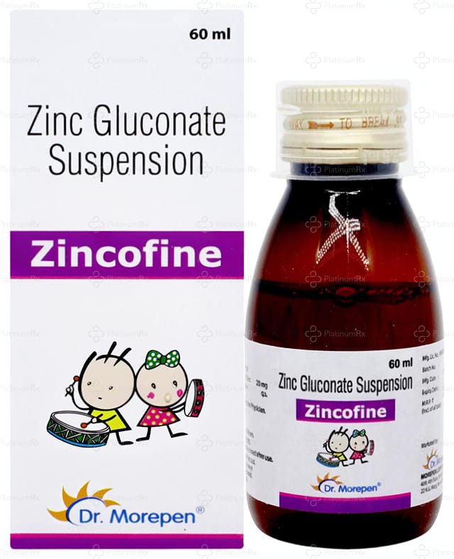 Zincofine 20mg Syrup 60ml