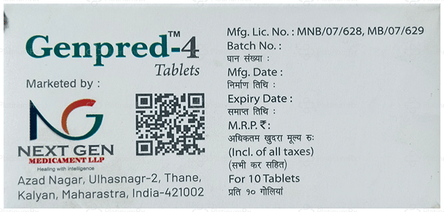 Genpred 4mg Tablet 10s