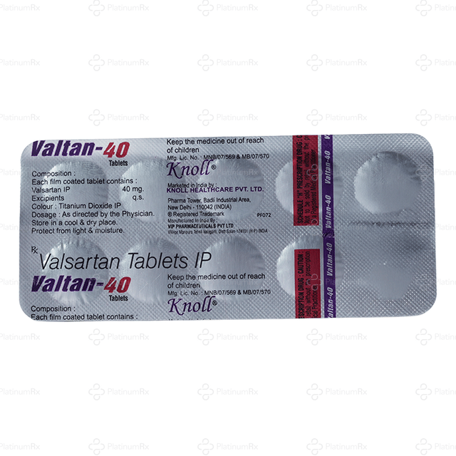 Valtan 40mg Tablet 10s