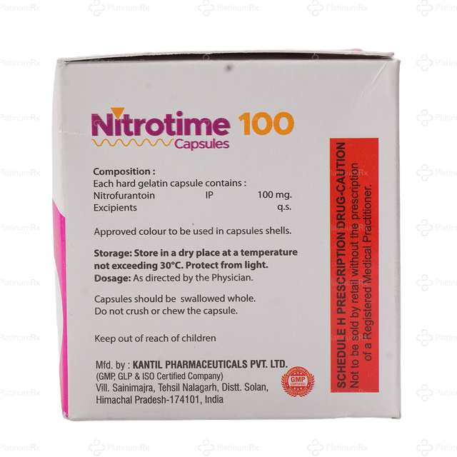 Nitrotime 100mg Capsule 10s