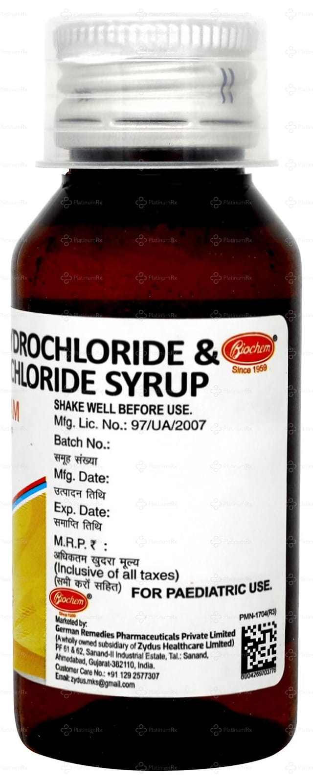 Lecet AM 2.5/30mg Syrup 60ml