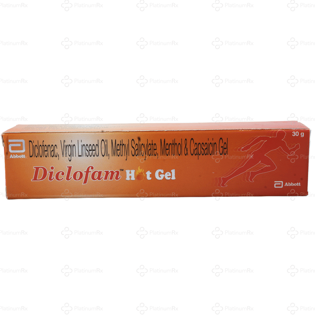 Diclofam Hot Gel 30gm