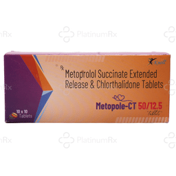 Metopole CT 50/12.5mg Tablet ER 10s