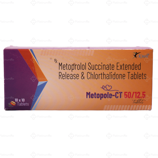 Metopole CT 50/12.5mg Tablet ER 10s