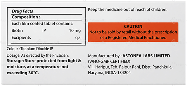 Biocium 10000mcg Tablet 10s