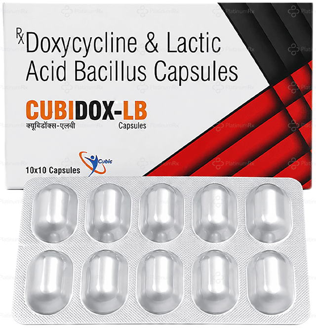 Cubidox LB 100mg/5M Capsule 10s