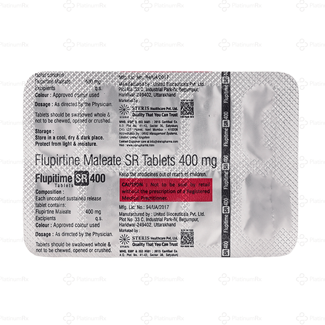 Flupitime 400mg Tablet SR 10s