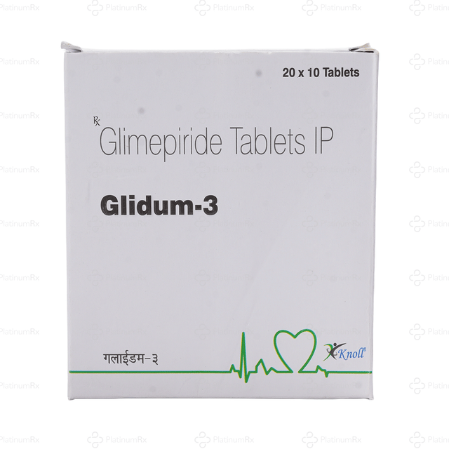 Glidum 3mg Tablet 10s