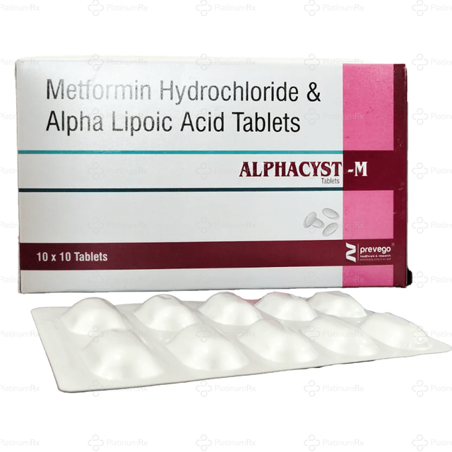 Alphacyst M 200/500mg Tablet 10s